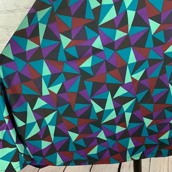 Easy flirty comfy A-Line AzureSkirt foldable waist - Picture 5 of 8